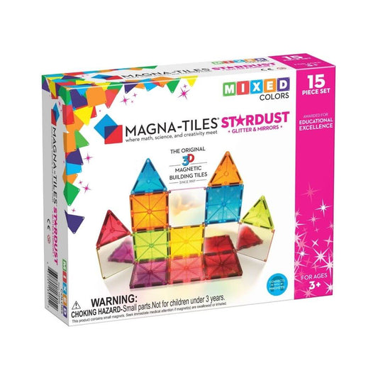 Magna Tiles Stardust with 15 pieces package