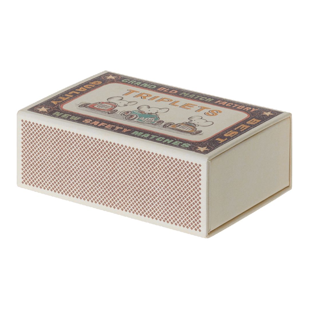 Maileg Trillinge Babyer Mus i æske