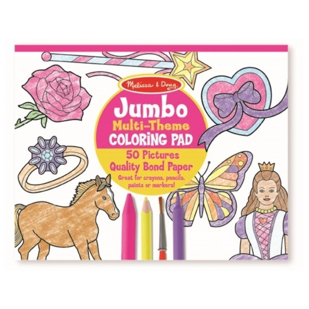 Melissa & Doug Jumbo malebog, pink