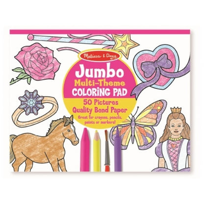 Melissa & Doug Jumbo malebog, pink