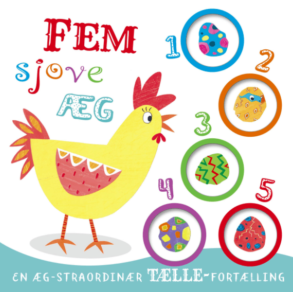 Bog Fem sjove æg - All About Kids Odense