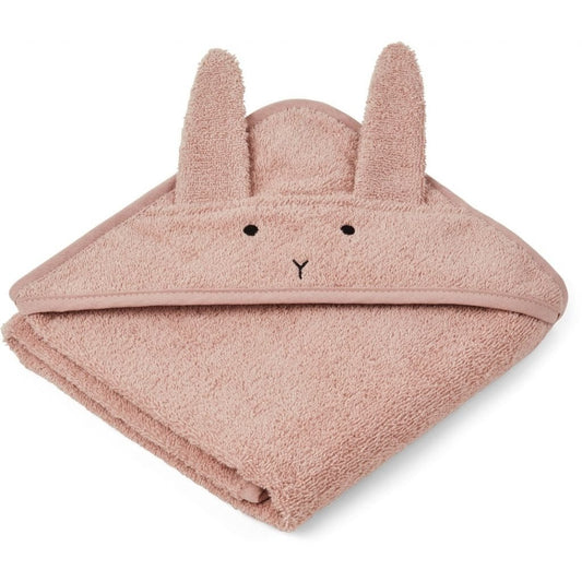 Liewood baby towel rabbit Rose - All About Kids Odense