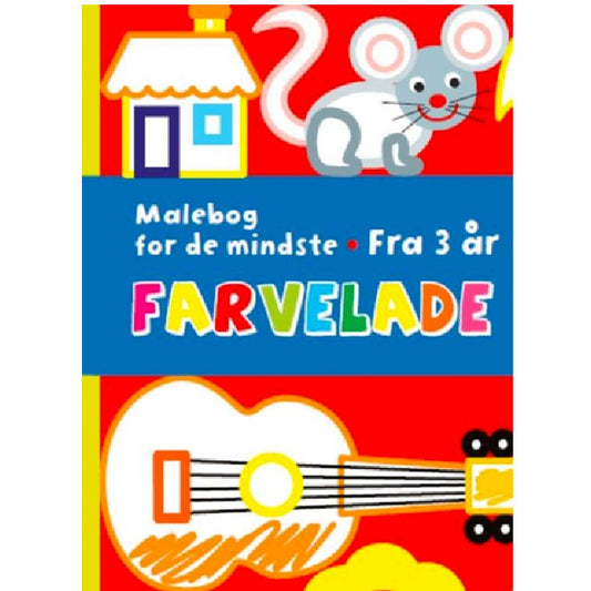 Bog Farvelade - malebog for de mindste fra 3 år