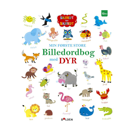 Bog Min første store billedordbog med dyr