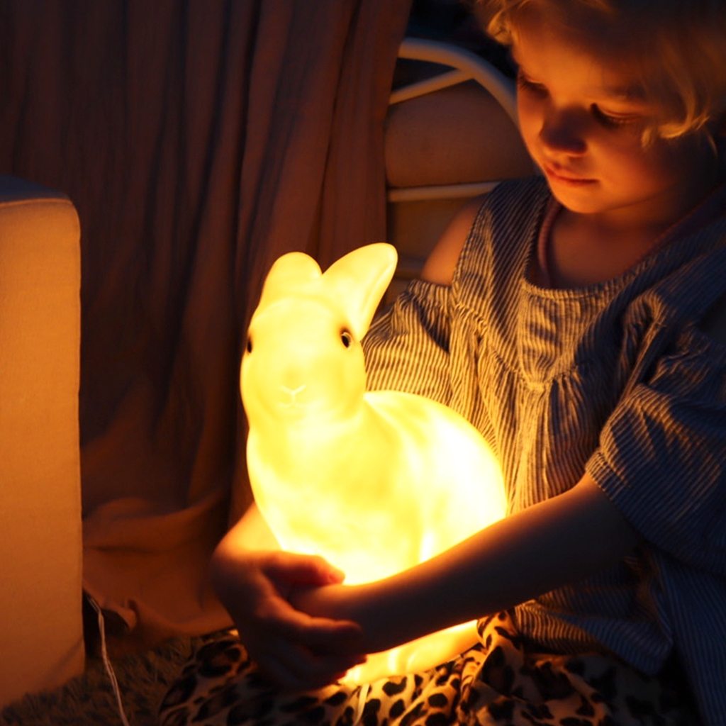 Heico lampe - Kanin i lyserød