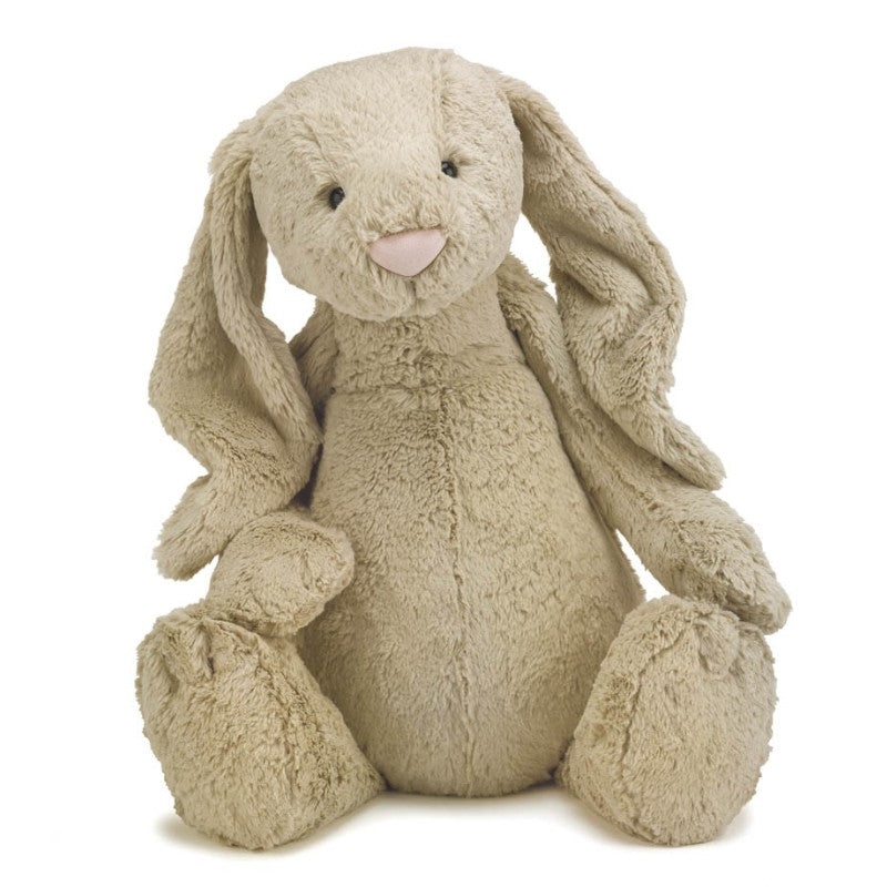 Jellycat Bashful kanin, beige Kæmpe 51cm.