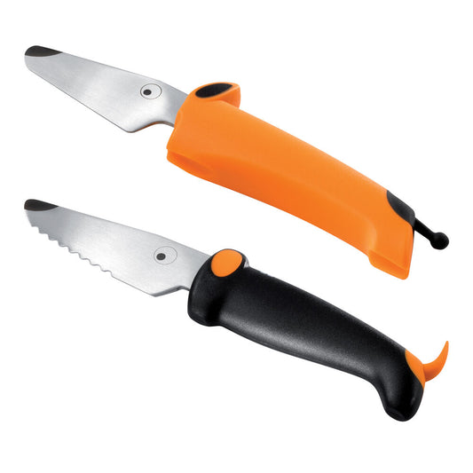 Kinderkitchen børnekokkeknivsæt, orange/sort