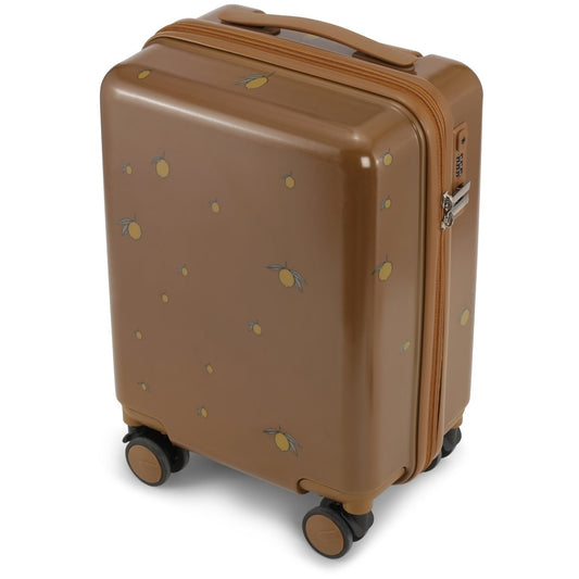 Konges Sløjd travel suitcase, lemon brown