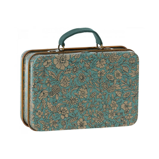 Maileg Lille kuffert, Blossom - Blå