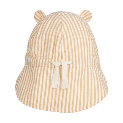 Liewood Gorm vendbar solhat str.9-12mdr, stripe/yellow