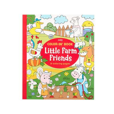 Ooly Color-in Book Little Farm Friends
