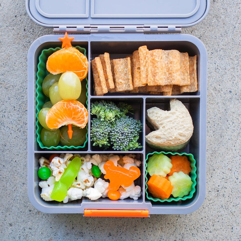 Little Lunch Box 'bento five', dark grey