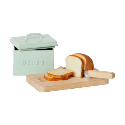 Maileg miniature brødboks, mint