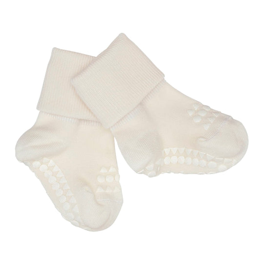 GoBabyGo Bambus non-slip sokker 1-2år - Off white