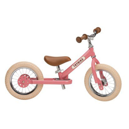 Trybike løbecykel med 2 hjul, vintage pink