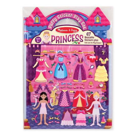 Melissa & Doug puf klistermærker Prinsesse - All About Kids Odense