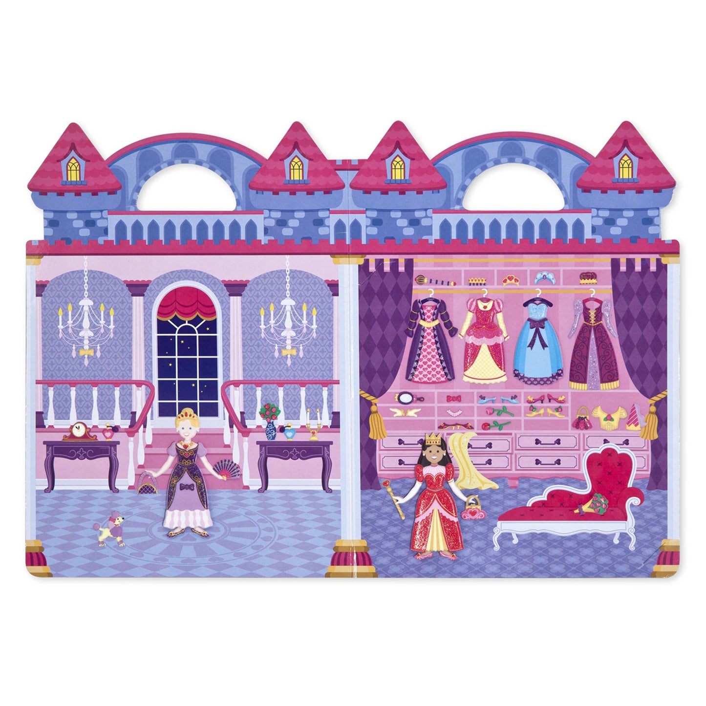 Melissa & Doug puf klistermærker Prinsesse - All About Kids Odense