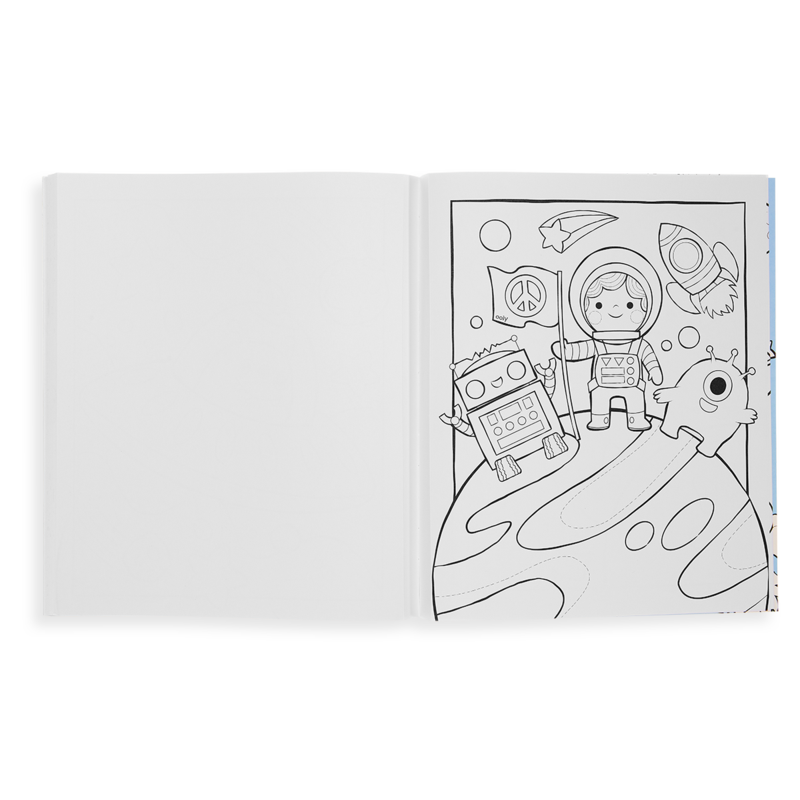 Ooly Color-in Book Outer Space Explorers