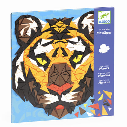 Djeco Kreativ mosaik, Tiger & Gorilla